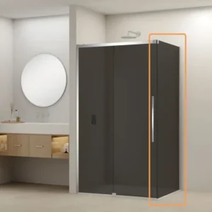 Bestel Nu Van Rijn ST09 zijwand met rookglas 90x200cm chroom