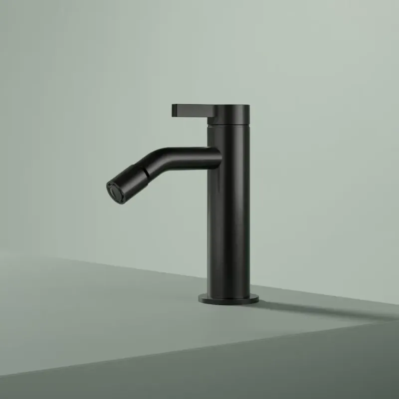 Speciale Aanbieding Hotbath ACE bidetkraan zwart geborsteld PVD