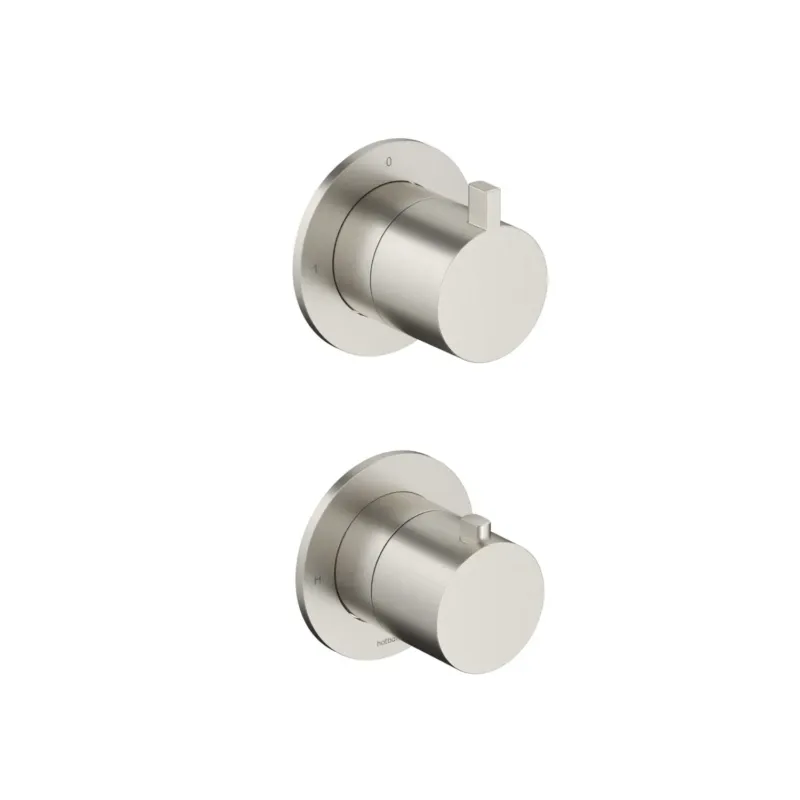 Shop Nu Hotbath ACE inbouw thermostaatkraan 2-wegs nikkel geborsteld