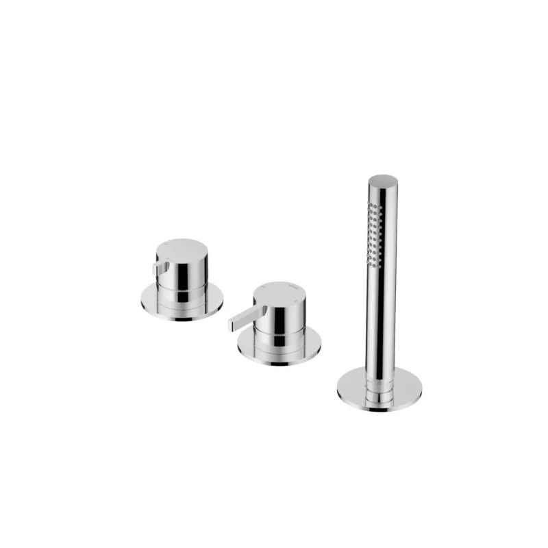 Hotbath ACE 2-wegs badrandcombinatie met handdouche chroom Aanbieding