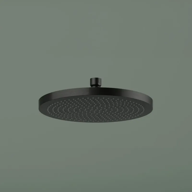 Merkproduct Hotbath ACE hoofddouche velvet 23cm zwart geborsteld PVD