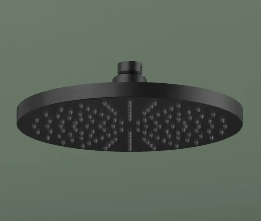 Must-Have Hotbath Cobber hoofddouche 20cm zwart geborsteld PVD
