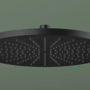 Superprijs Hotbath Cobber hoofddouche 30cm zwart geborsteld PVD