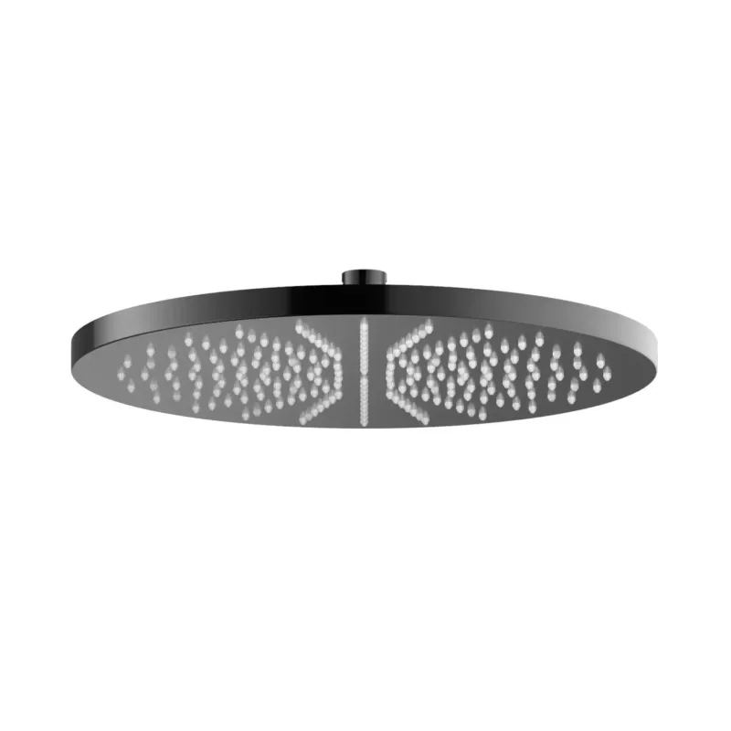 Koopje Hotbath Cobber hoofddouche 30cm zwart gepolijst PVD