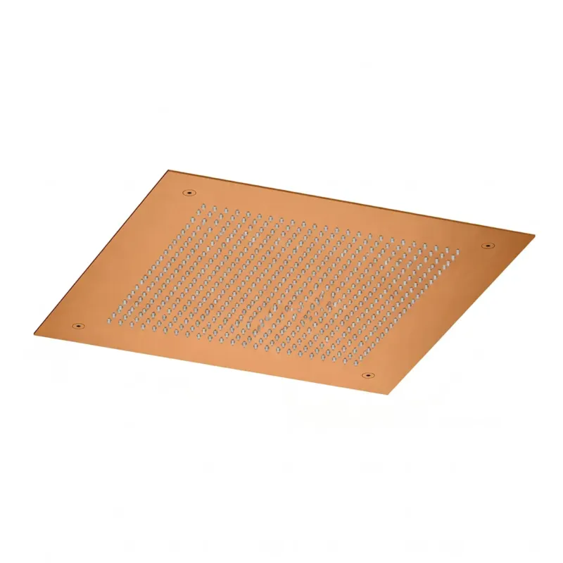 Hotbath ACE inbouw hoofddouche velvet 38x38cm koper geborsteld PVD Seizoensaanbieding