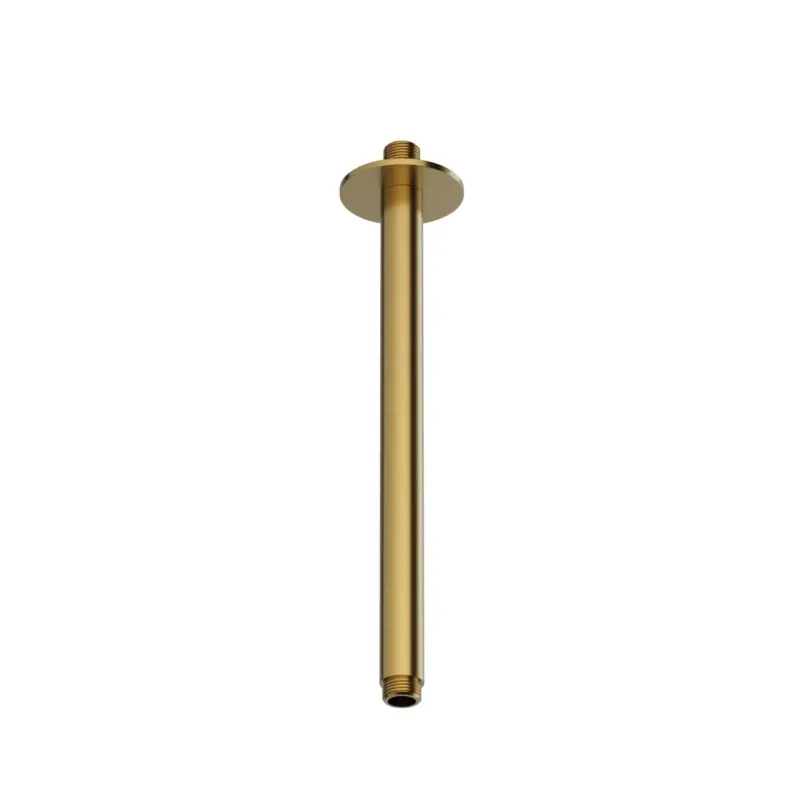 Premium Hotbath ACE plafondarm 30cm messing geborsteld PVD