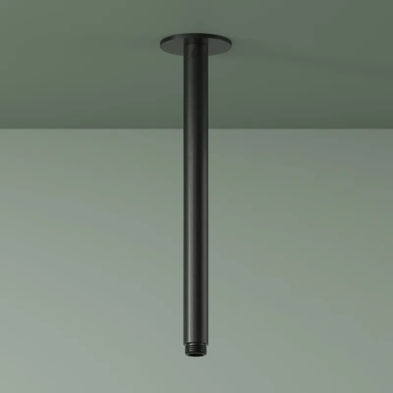 Gecertificeerd Hotbath ACE plafondarm 30cm zwart geborsteld PVD