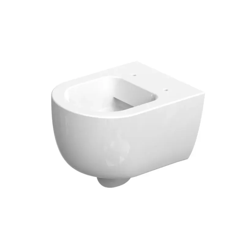 Voordeelprijs Xenz Gio randloos toilet 47cm met vortexspoeling wit glans