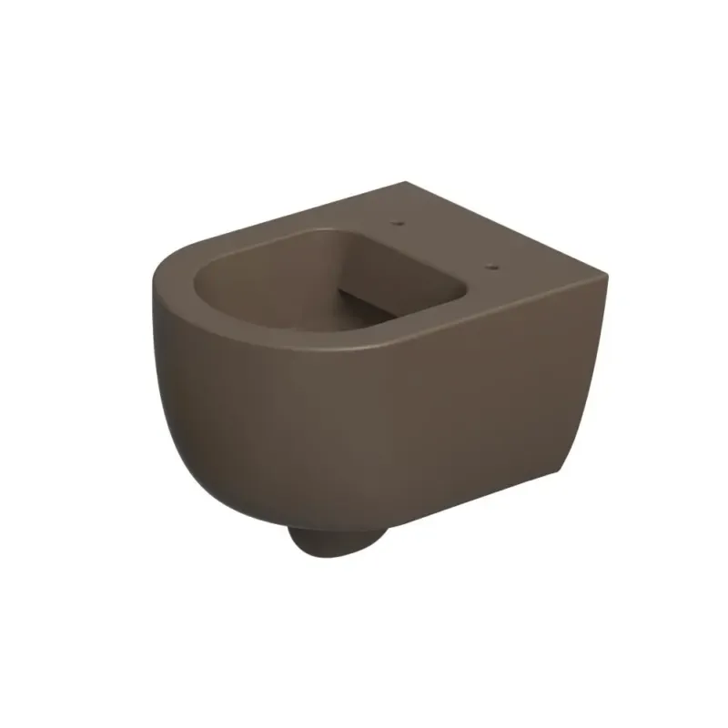 Express Levering Xenz Gio randloos toilet 47cm met vortexspoeling coffee mat