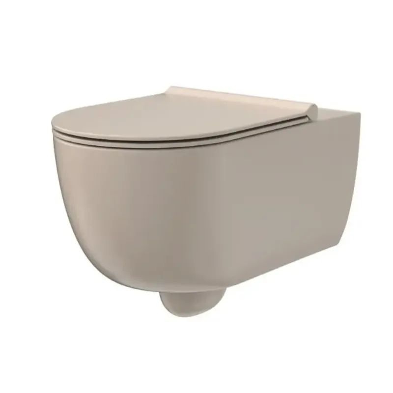 Korting Xenz Gio randloos toilet 52cm met vortexspoeling zand mat
