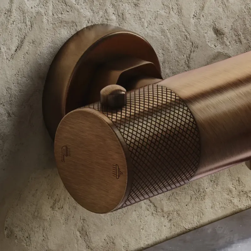 Voordeelprijs Saniclear Antique Curved omstelknop voor opbouw thermostaatkranen (SK80055, SK80047 en SK80074)