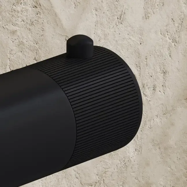 Alleen Vandaag Saniclear Nero Stripes temperatuurknop voor opbouw thermostaatkranen (SK38376, SK22969 en SK22981)