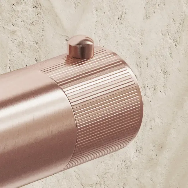 Actieprijs Saniclear Copper Stripes temperatuurknop voor opbouw thermostaatkranen (SK38377, SK22978 en SK22982)