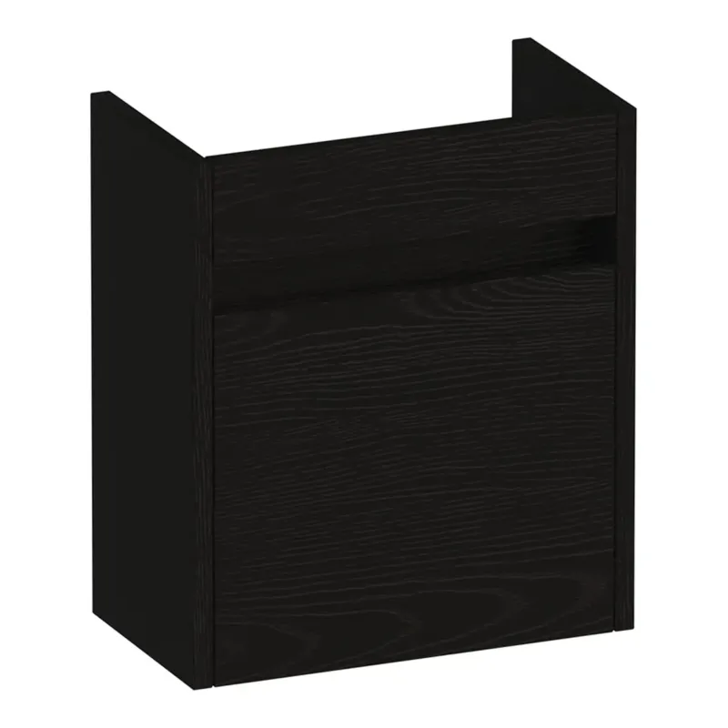 Brauer Adore fonteinkast 40cm met 1 deur linksdraaiend timber black Fabrieksprijs