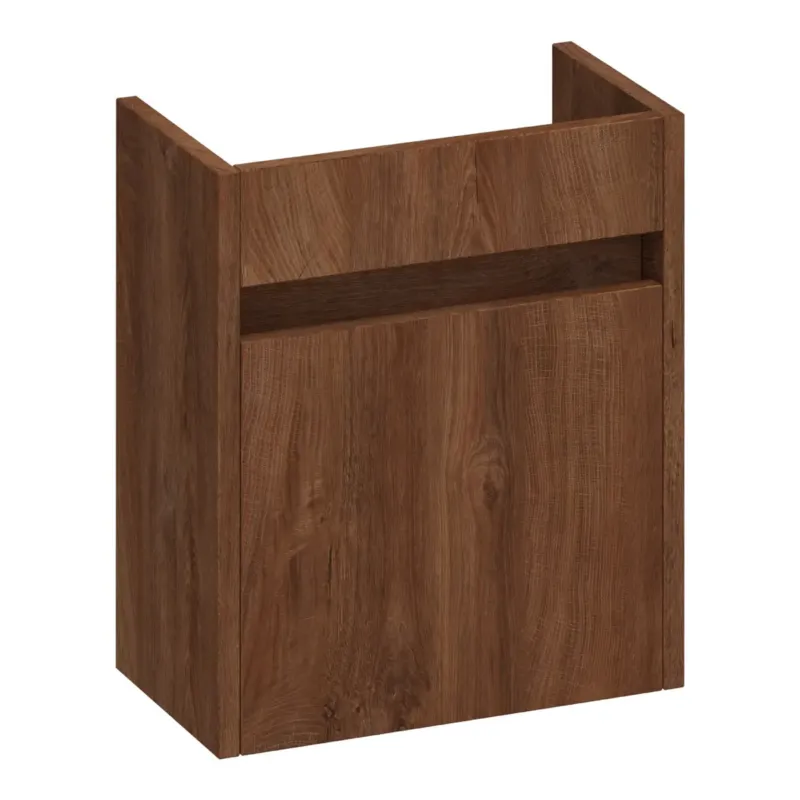 Brauer Adore fonteinkast 40cm met 1 deur rechtsdraaiend forest cacao Veilige Betaling