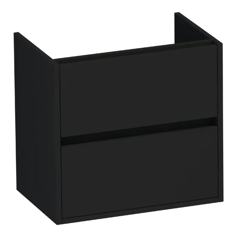 Brauer Adore onderkast 60cm met 2 softclose lades zwart mat Beperkte Voorraad