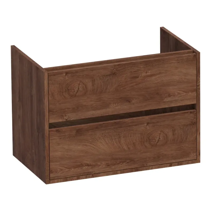 Lage Kosten Brauer Adore onderkast 80cm met 2 softclose lades forest cacao