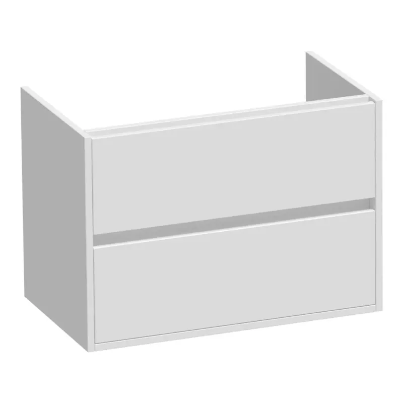 Brauer Adore onderkast 80cm met 2 softclose lades wit mat Korting