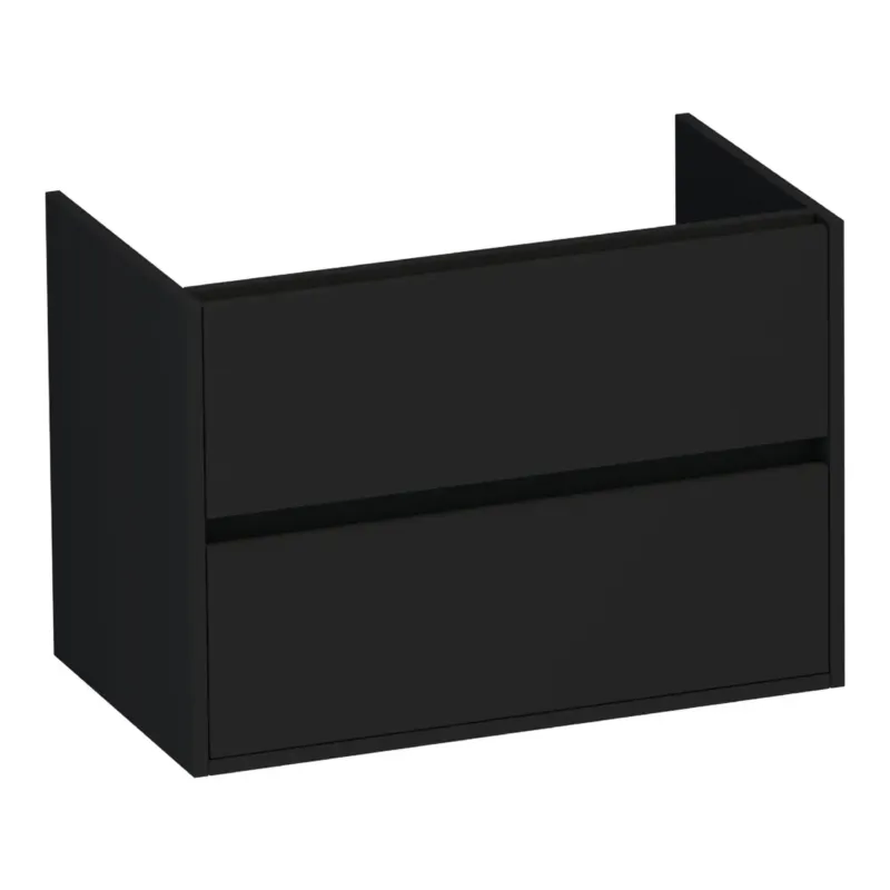 Brauer Adore onderkast 80cm met 2 softclose lades zwart mat Actieprijs