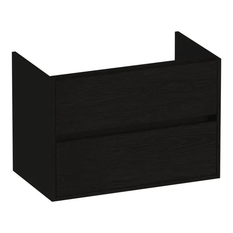 Brauer Adore onderkast 80cm met 2 softclose lades timber black Beste Prijs
