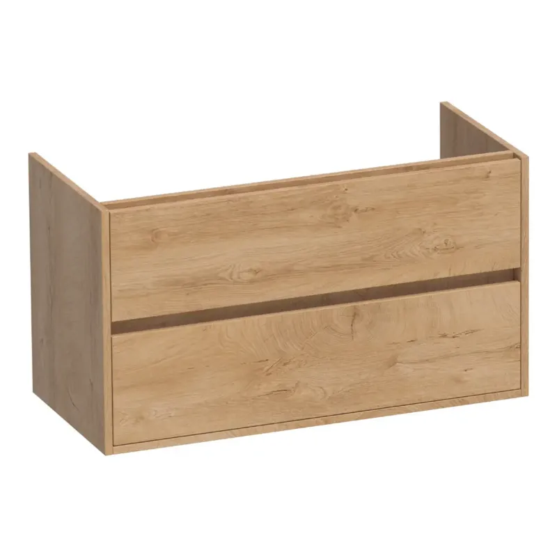 Beperkte Voorraad Brauer Adore onderkast 100cm met 2 softclose lades forest tan
