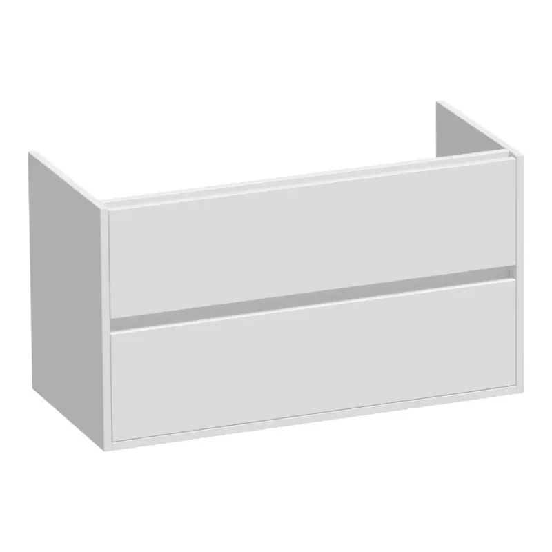 Brauer Adore onderkast 100cm met 2 softclose lades wit mat Gratis Retour