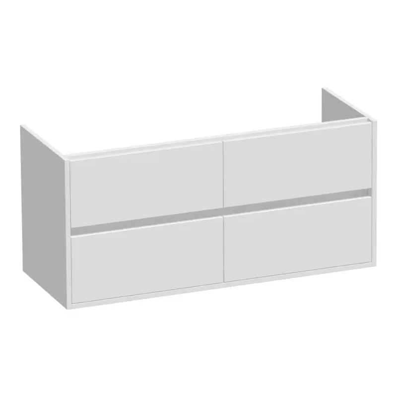 Bestel Nu Brauer Adore onderkast 120cm met 4 softclose lades wit mat