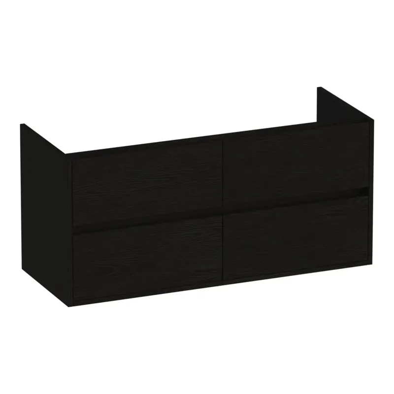 Lage Prijs Brauer Adore onderkast 120cm met 4 softclose lades timber black