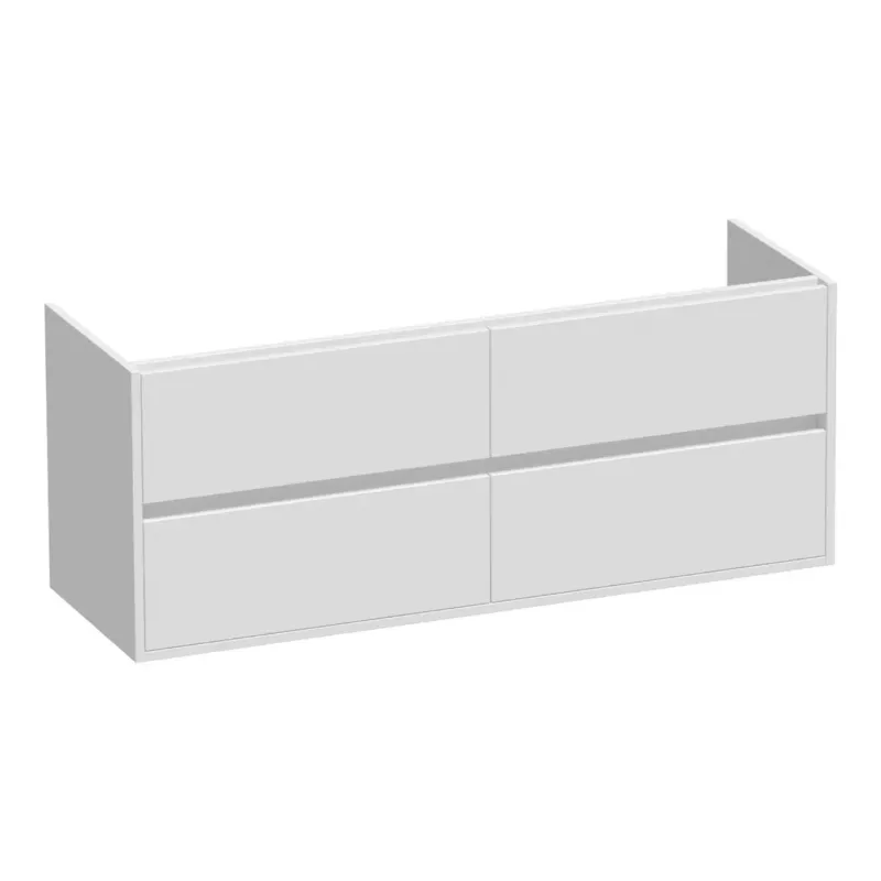 Brauer Adore onderkast 140cm met 4 softclose lades wit mat Snelle Levering