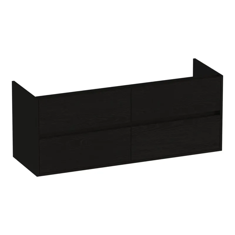Brauer Adore onderkast 140cm met 4 softclose lades timber black Beperkt Aanbod