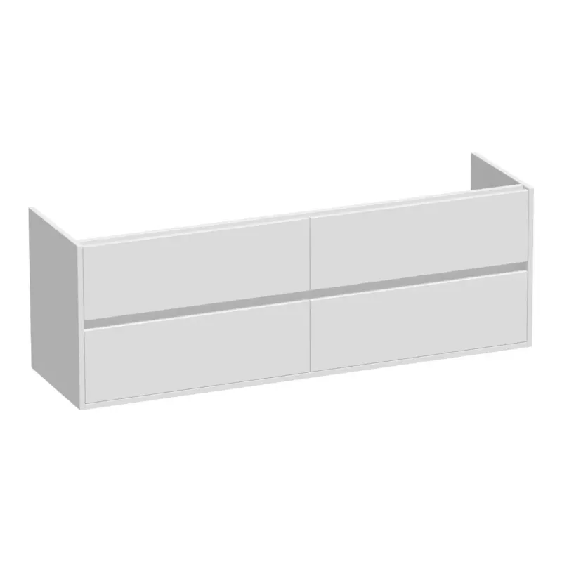 Beste Prijs Brauer Adore onderkast 160cm met 4 softclose lades wit mat