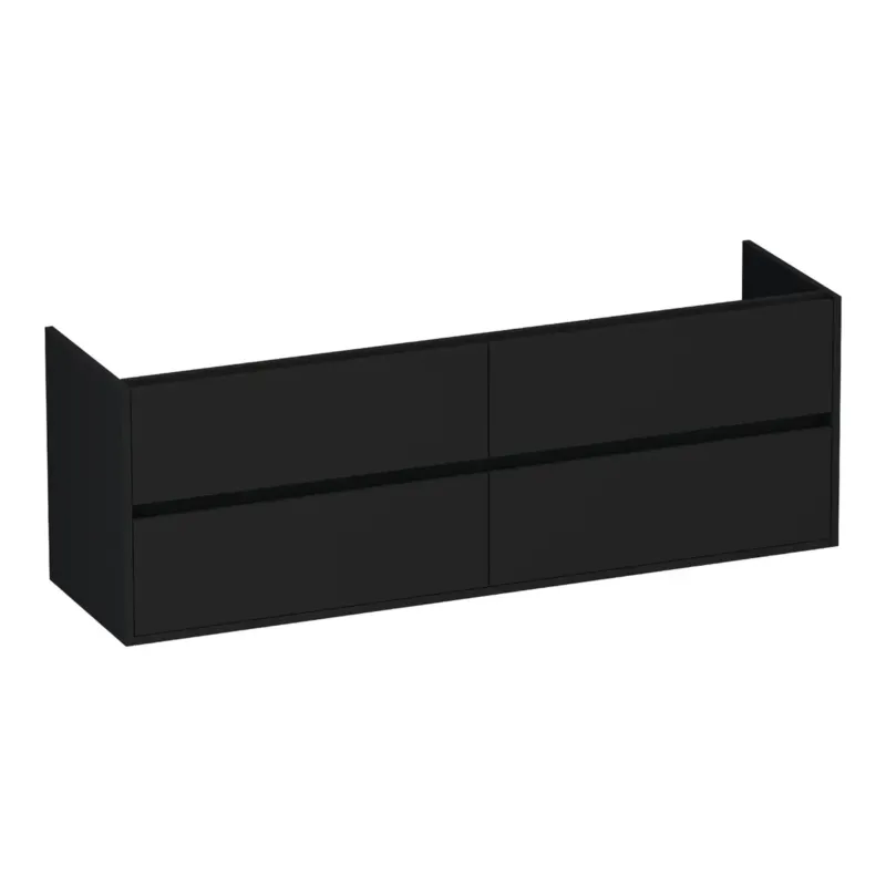 Brauer Adore onderkast 160cm met 4 softclose lades zwart mat Veilige Betaling