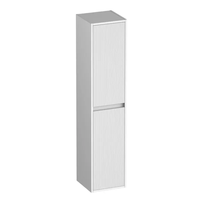 Lage Prijs Brauer Adore Wavy kolomkast ribbelfront 160cm wit mat
