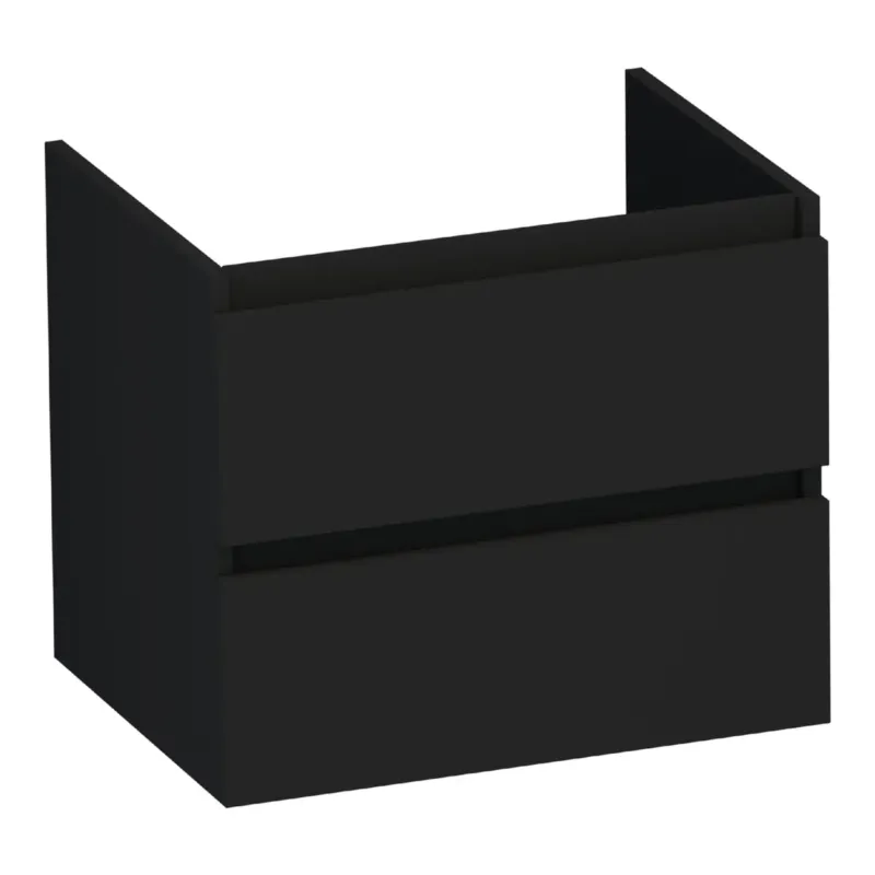 Hete Deal Brauer Joy onderkast 60cm met 2 softclose lades zwart mat