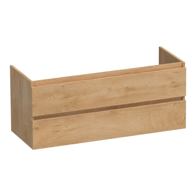 Brauer Joy onderkast 120cm met 2 softclose lades en 1 sifon uitsparing forest tan Korting