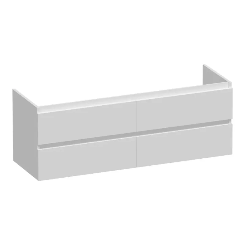 Beste Prijs Brauer Joy onderkast 140cm met 4 softclose lades wit mat