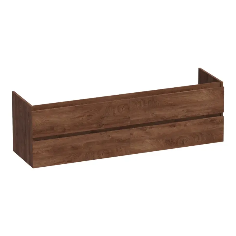 Betaalbaar Brauer Joy onderkast 160cm met 4 softclose lades forest cacao