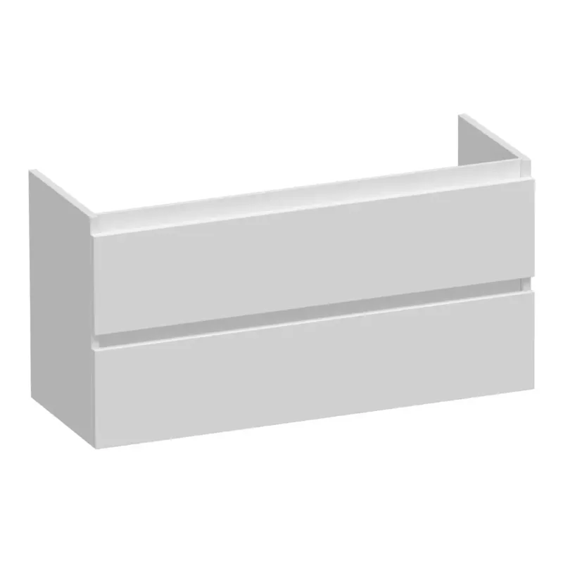 Aanbieding Brauer Joy onderkast ondiep 100cm met 2 softclose lades wit mat