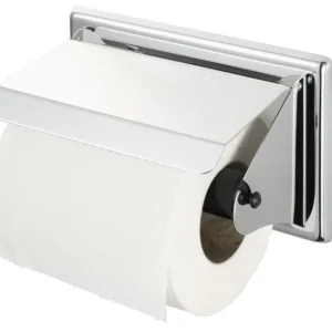 Fabrieksprijs Haceka toiletrolhouder met klep chroom