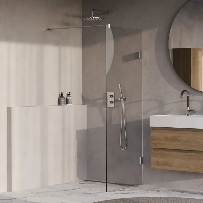 Brauer Void profielloze inloopdouche 80cm chroom Rechtstreeks Van De Fabrikant