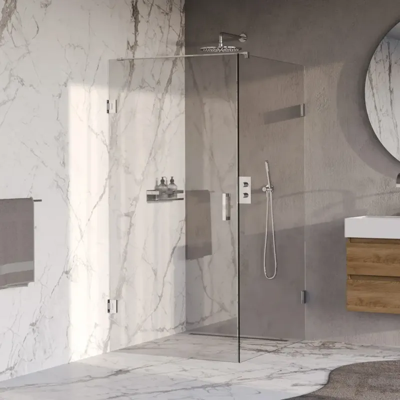 Brauer Void profielloze douchecabine 90x120cm chroom Exclusieve Aanbieding
