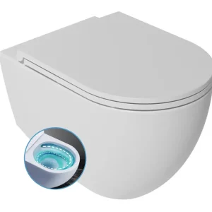 Exclusieve Aanbieding Isvea Infinity toiletpot met tornado flush wit mat