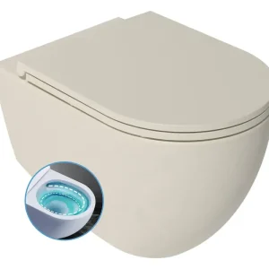 Isvea Infinity toiletpot met tornado flush ivoor Direct Verzonden