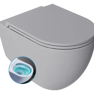 Seizoensaanbieding Isvea Infinity toiletpot met tornado flush grijs