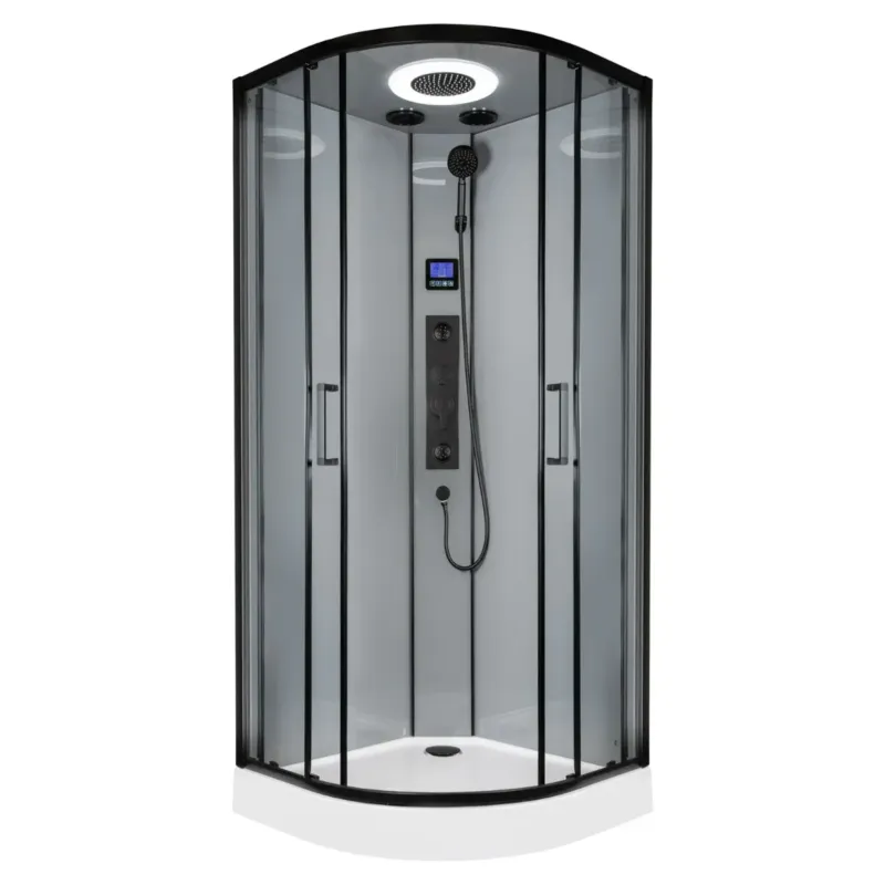 Premium Kerra Orion complete douchecabine met massagejets zwart