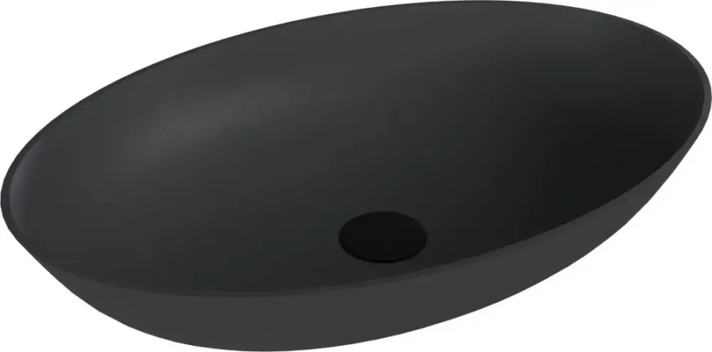 Polysan Banera waskom ovaal 60x40cm antraciet mat Snelle Levering