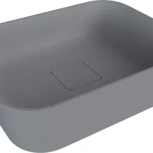 Polysan Banera waskom vierkant 50x36cm grijs mat Lage Kosten