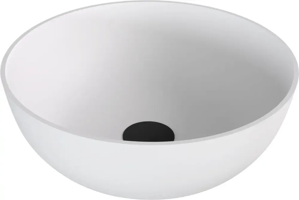 Polysan Banera waskom rond 39x14cm wit mat Tijdelijk Beschikbaar