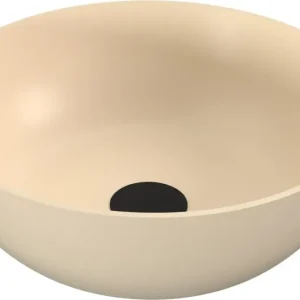 Koop Vandaag Polysan Banera waskom rond 39x14cm beige mat