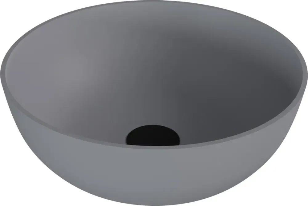 Polysan Banera waskom rond 39x14cm grijs mat Alleen Vandaag